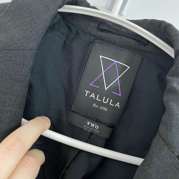 Dark Grey Aritzia Talula Blazer - Picture 2 of 10